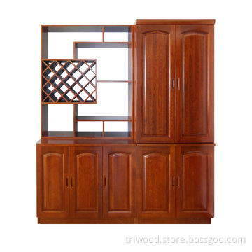 Exquisite Interior Wood Antique Shelf with Environment-friendly Painting